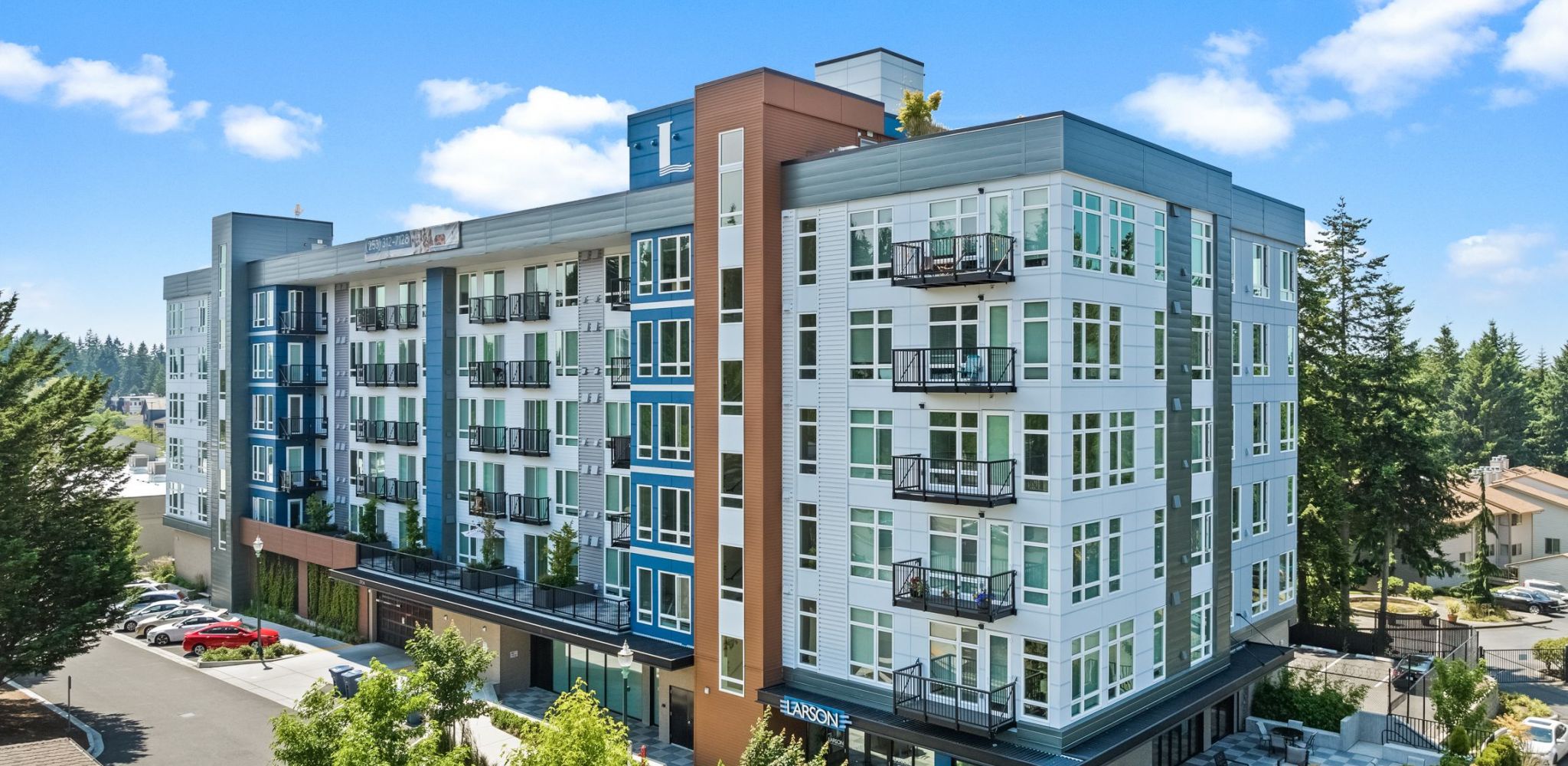 Larson apartments building exterior