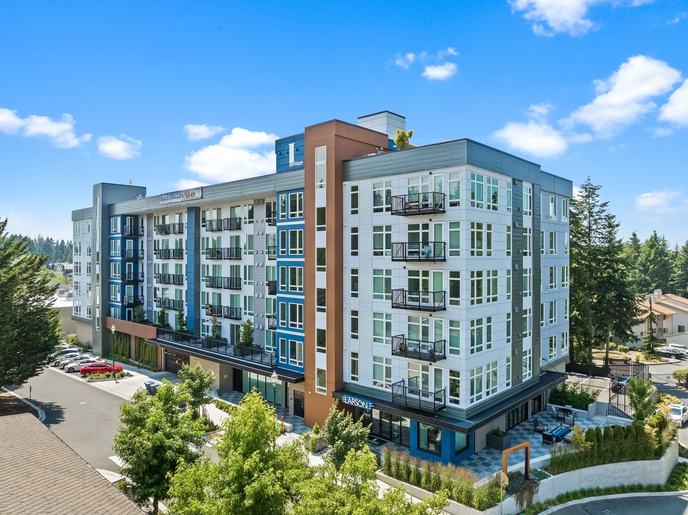 Larson apartments building exterior