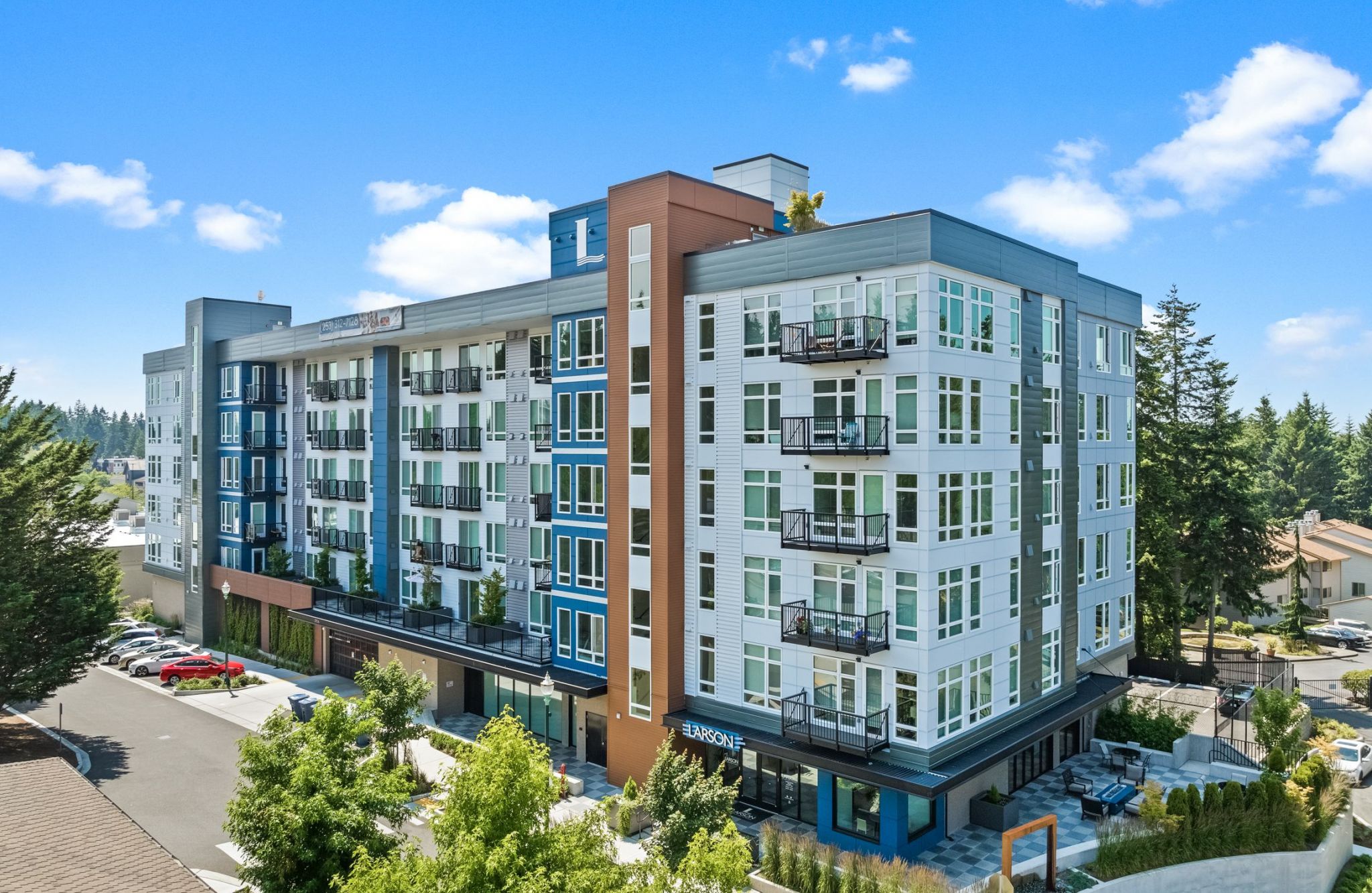 Larson apartments building exterior